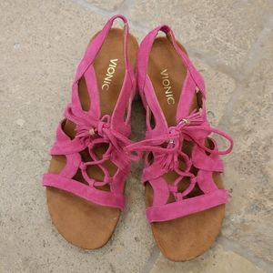 Vionic wedge sandals!